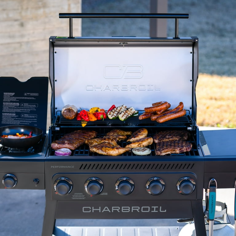Char-Broil MasterFlame ガスグリル Charbroil® Performance Series™ FlavorMax™ 5-Burner Cart Gas Grill