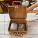 thumbnail image 3 of Caja de almacenamiento portátil de ratán, conjunto de bufandas, caja de regalo para bodas y fiestas, caja de regalo para bodas, 3 of 5