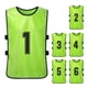 thumbnail image 2 of 6 PCS Adults Soccer Pinnies Quick Drying Football Team Jerseys Youth Sports Scrimmage Soccer Team Training Numbered Bibs Practice Sports Vest, 2 of 5