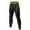 Black+Green, variant on Mens Compression Pants Quick Dry Cool Sports Pants Baselayer Running Workout Active Tights Leggings Activewear