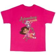 Nickelodeon Dora the Explorer Girls 2 Pack Short Sleeve T-shirt Set For Kids (Sizes XS-XL)