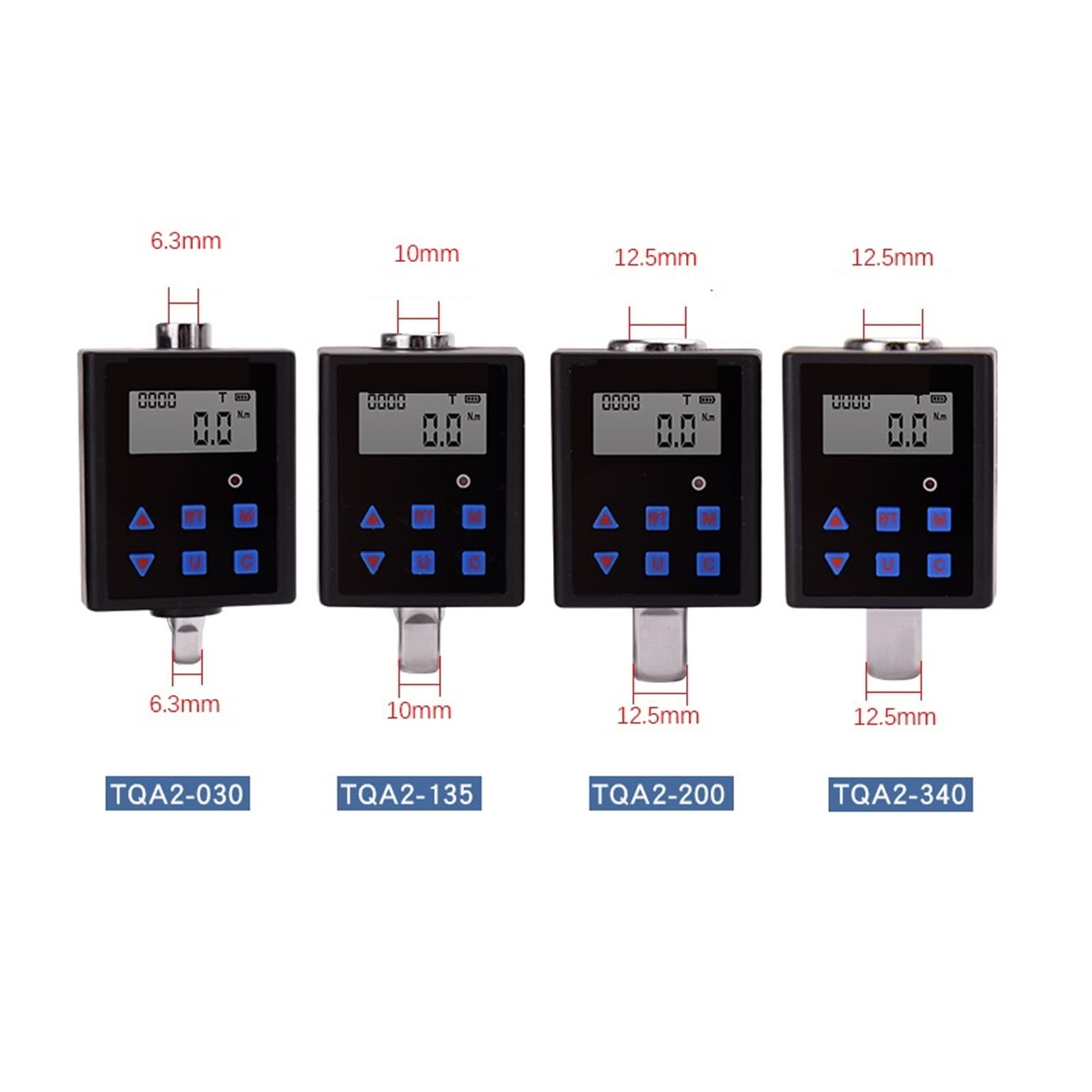 Electronic Digital Display Torque Wrench Adapter 0.3-340NM Torque Meter With Backlight Function ,Precision & Robust