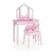 thumbnail image 3 of Coiffeuse classique Guidecraft avec tabouret en rose, 3 of 6