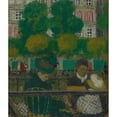 thumbnail image 2 of Édouard Vuillard 20x23 Gold Ornate Framed and Double Matted Museum Art Print Titled - The Tuileries Gardens,&nbsp;Paris (1897-1900), 2 of 4