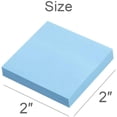 thumbnail image 2 of (24 Pack) Sticky Notes 2x2 in Pastel Post Stickies It Super Sticking Power Memo Pads Its Strong Adhesive, 24 Pads/Pack, 70 Sheets/pad, 2 of 3