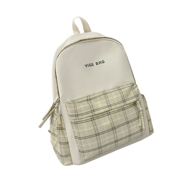 Plaid backpack deals purse