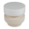 thumbnail image 2 of Seasonal Living Provenance Signature Ceramic Stool/Accent Table in Cream/White, 2 of 4