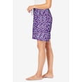 thumbnail image 3 of Dreams & Co. Plus Size Print Pajama Shorts, 3 of 6
