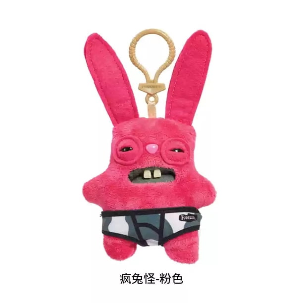 Fugg*ler Divertidos juguetes de peluche o llaveros de monstruos feos Kawaii Fuggler Conejos de peluche lindos...