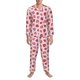 thumbnail image 3 of Fotbe Hand Drawn Strawberry Pijama de Hombre con Estampado de Manga Larga, Conjunto de 2 Piezas, Ropa de Dormir Suave y Cómoda con Bolsillos-Small, 3 of 7