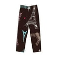 thumbnail image 4 of Daiia Eiffel Tower Men's Sleep Pant with Pockets and Drawstring,Pajama Pants-Large, 4 of 9