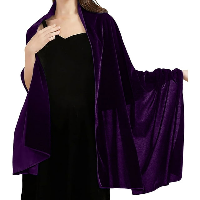 Wraps 2 Châles en Velours pour Femmes et Foulard pour Mariage, Mariée, Demoiselle d'Honneur, Soirée, Bal, Accessoires de Robe