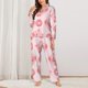 thumbnail image 2 of Balery Pigs Head And Donuts Conjunto de Pijama con Estampado para Mujer, Conjunto de Dos Piezas con Manga Larga, Ropa de Dormir Suave con Bolsillos, Pijamas Cómodos-X-Large, 2 of 7