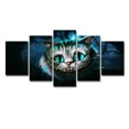 thumbnail image 2 of Lienzo decorativo de pared con 5 paneles, Alicia en el país de las maravillas, el gato de Cheshire, 2 of 2