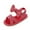 Hot Pink, variant on Zwiiyzr Unisex Baby First Walking Shoes 0-15 Months Infant Slingback Sandals Toddler Boys Girls Shoes Soft Sole Non-Slip Sandals Pink