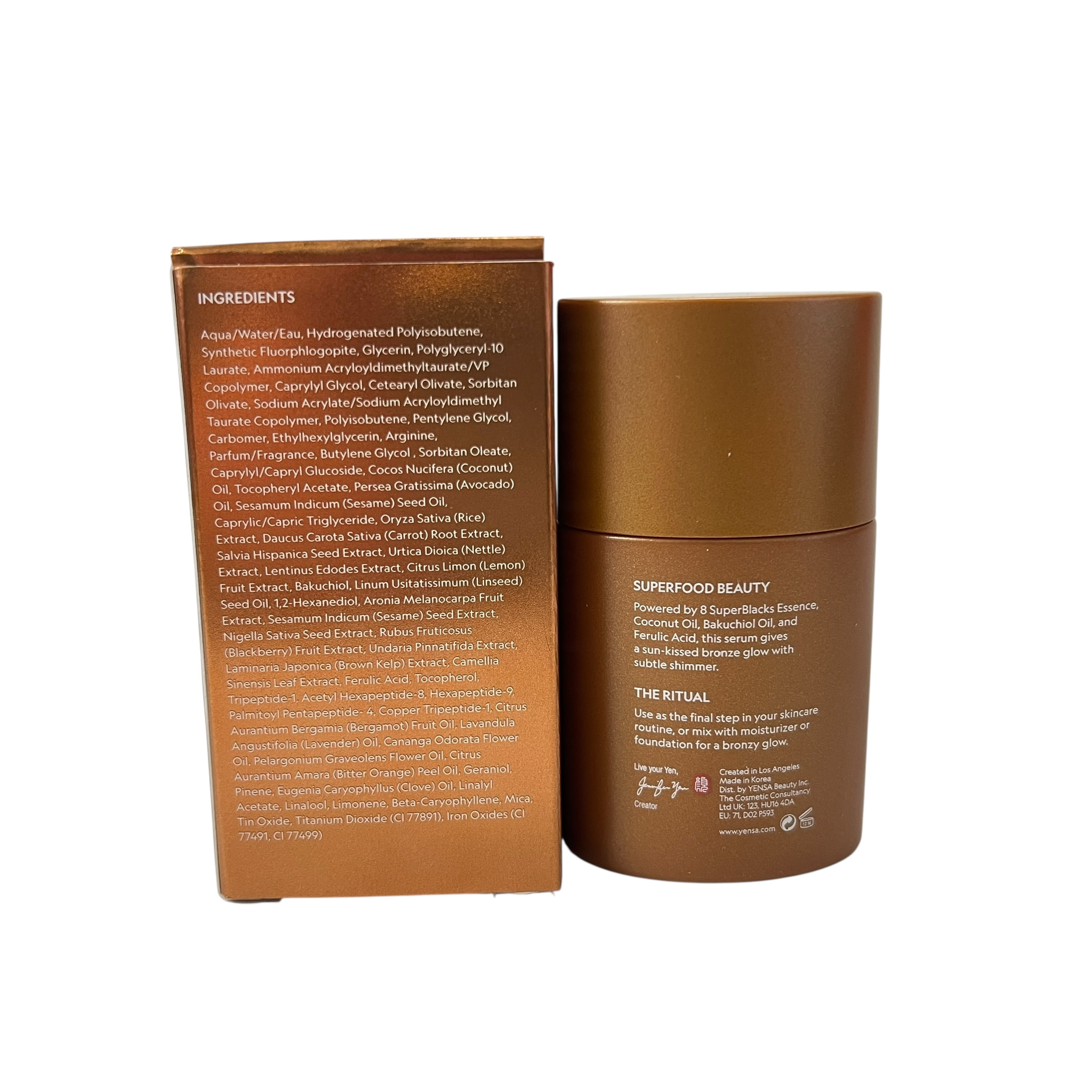 Yensa Beauty Super Serum Silk Bronzing Drops Superfood Beauty - 1 fl. oz.