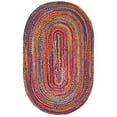 thumbnail image 2 of nuLOOM MGNM04A Handmade Bohemian Tammara Cotton Oval Rug, 4` x 6`, Multi, 2 of 4
