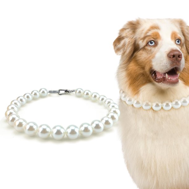 Collar para perros KUDES Chunky Pearl para perros medianos y grandes