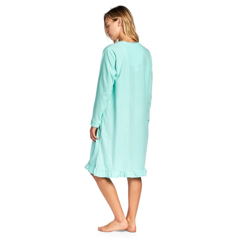 Fleece night gowns discount