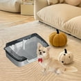 thumbnail image 6 of Dog Toilet Training Potty Tray Pans Pet Pee Pad Holder Rabbit Loo White Grid Space18mm, 6 of 8