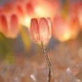 thumbnail image 2 of Flor de TulipáN Artificial, Adornos de Luz , LáMpara de Noche DIY Hecha una Mano, LáMpara de Noche LED, DecoracióN de Dormitorio, LáMpara de Mesa, Rosa, 2 of 5