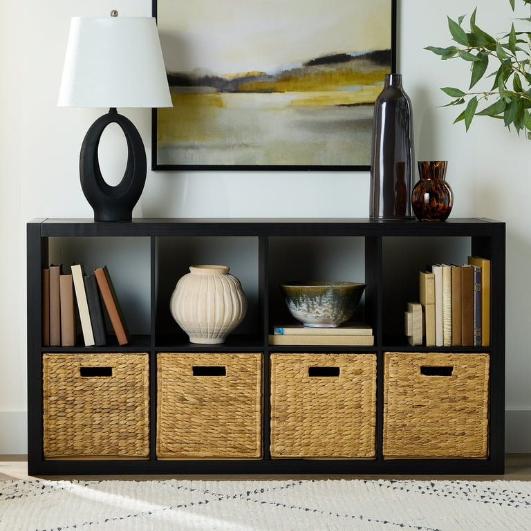 Better Homes & Gardens 8 Cube Storage Organizer, Charcoal