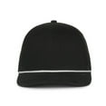 thumbnail image 2 of Outdoor Cap OC602 Mid Crown Structured Cap-Black, 2 of 8