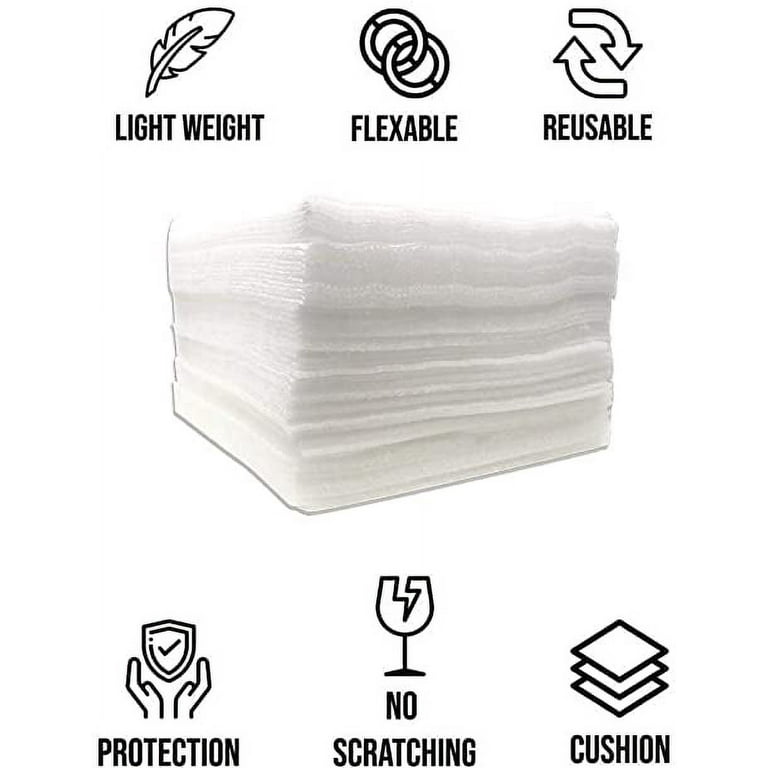  Premium Foam Packing Sheets - 11 7/8 x 12 1/8 inches - Cushion Foam  Wrap Sheets; Moving Supplies for Dishes, Glasses and Furniture; Packing  Cushioning Supplies - Soft and Durable (50 Pack) : Office Products