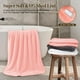 thumbnail image 2 of Toallas de baño de microfibra Orighty, paquete de 4 unidades, 69 x 137 cm, color rosa, 2 of 7