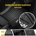 thumbnail image 2 of 3W Floor Mats for Mercedes Benz GLC (2016-2020) - All Weather Heavy Duty Custom Fit TPE Car Floor Mats Liners, Black, 2 of 5