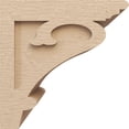 thumbnail image 3 of 12"W x 12"D x 12"H Wide Mayflower Rough Cedar Woodgrain TimberThane Corbel, Primed Tan, 3 of 6