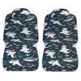 thumbnail image 4 of Haiem Friendly Sharks Printed Car Seat Covers Set of 2, Universal Fit Car Seat Covers,Protective Seat Covers,Comfortable Car Seat Covers, Easy Installation Seat Covers, Vehicle Seat Covers, 4 of 9