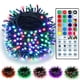 thumbnail image 1 of Cadena de luces brillantes que cambian de color, 30 m, 300 LED RGB con mando a distancia, 1 of 9