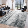 thumbnail image 1 of Alfombra CRYPTOLITE Abstract Lavable 120 x 180 cm, color gris, 1 of 7
