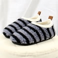 thumbnail image 2 of Generic Children Slippers Soft Leather Baby Slippers Non Slip Girls Slippers Leather Baby Slippers Boys Autumn And Winter Baby Shoes Soft Baby Girls Shoes Suede Leather(7-8 Years,Dark Blue), 2 of 4