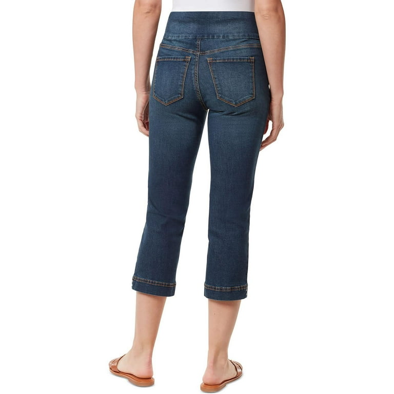 Gloria Vanderbilt Womens Tummy Slimming High Rise Capri Jeans 