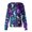 Dark Purple&06#0706F, variant on S-5XL Halloween Scrub Jacket Women Ghost Pumpkin Spider Web Nurse Uniform Snap Front Fall Women Workwear with Pocket M
