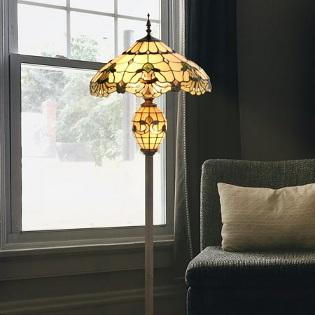 Stained Glass Billiard Light Shade - Cloud Mountain Tiffany Floor Lamp 20
