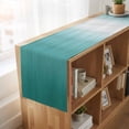 thumbnail image 6 of Table Runners 72 Inches Long Dress Scarves, Teal Green Ombre Farmhouse Kitchen Table Runner, Coffee Tablerunners, Contemporary Gradient Abstract Art 18x72 Inch, 6 of 9