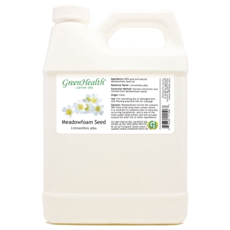 Meadowfoam Seed Carrier Oil - 32 fl oz - White Plastic Jug w/ Cap - GreenHealth
