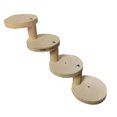 thumbnail image 2 of Fairnull 1 Set Hamster Ladder High Stability Detachable Solid Climbing Stairs Birds Parrot Exercise Perches Stand for Home Use, 2 of 8