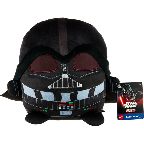 Star Wars Cuutopia Darth Vader Character Plush , Soft Rounded Pillow Doll, 7 in