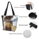 thumbnail image 4 of Balery Cat In Sun Hat Bolsa de Hombro con Diseño, Bolsa Grande y Duradera, Bolsa Versátil para Compras, 4 of 6