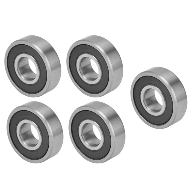 Kozecal Roulement à Billes à Gorge Profonde, Roulements Scellés en Caoutchouc 10 Pcs pour Boîtes de Vitesses pour Patins à Roulettes