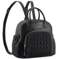thumbnail image 1 of Mochila Pañalera Mini Acolchada Impermeable LOVEVOOK Negra, 1 of 7