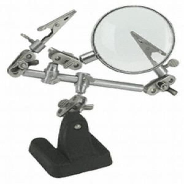 Helping Third Hand Magnifier W/Magnifying Glass Tool