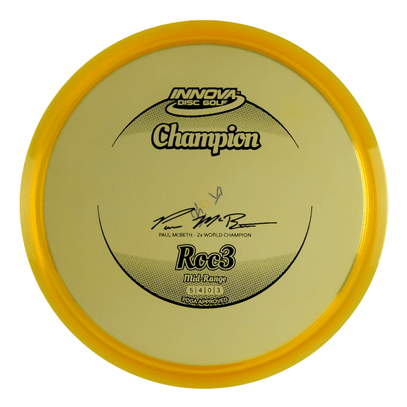 Innova Champion Roc3 165-169g Midrange Golf Disc [Colors may vary] - 165-169g