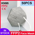 thumbnail image 1 of Mascarillas FFP2 KN95 Mascarillas 5 Capas Filtro Homologada Mascarillas Faciales Mascarilla Protectora Boca CE FFP2MASK Mascarilla Respiratoria, 1 of 5