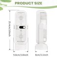 thumbnail image 4 of FENGGHAO Small Desk Fan Personal Rechargeable USB 360 Rotating 5 Speed LED Display Portable Fan Green, 4 of 7