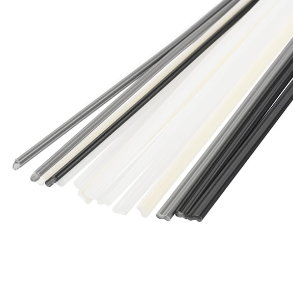15Pcs 8 Inch Plastic Welding Rods PP/PE/ABS Welding Strips Welder Rods for Plastic Welder,Car Bumper